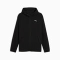 PWRTRAIN Stretch Woven Full-Zip Jacket Men - PUMA Black - front on white background