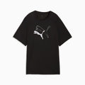 EVOSTRIPE Relaxed Graphic Tee Women - PUMA Black front view