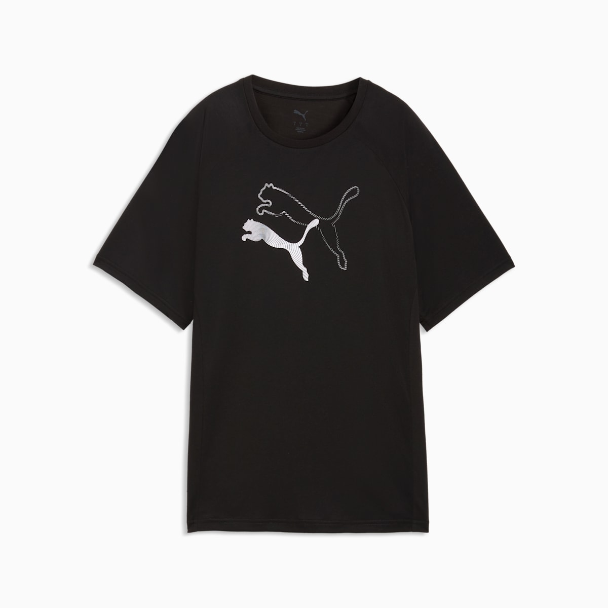 EVOSTRIPE Relaxed Graphic Tee Women - PUMA Black front view