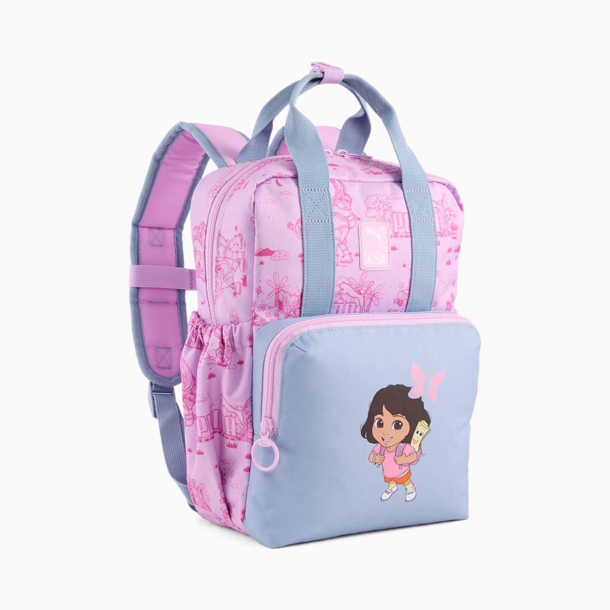 PUMA x DORA THE EXPLORER Extra Small 9L Backpack Kids - Mauve Glow - Front view