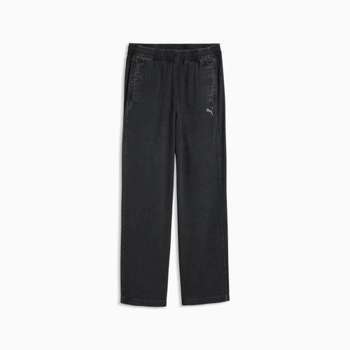FUTURE.PUMA.ARCHIVE Relaxed Washed Twill Track Pants Unisex - PUMA Black - front on white background