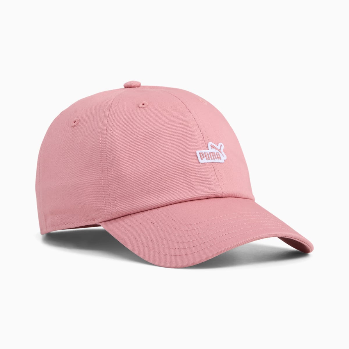 PUMA Essentials No. 1 Logo Patch Baseball Cap - Dusky Rosewood - Front view