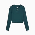 W GREEN TERRAINS LONG SLEEVE Green Terra front view