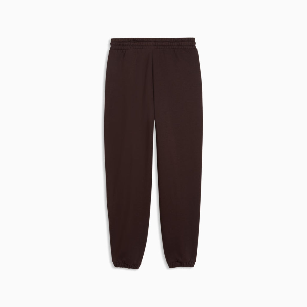 HER Fleece Pants Women - Chocolate Fondue - back on white background