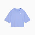 Wardrobe Essentials Oversized Short Tee Women - Intense Olive front view