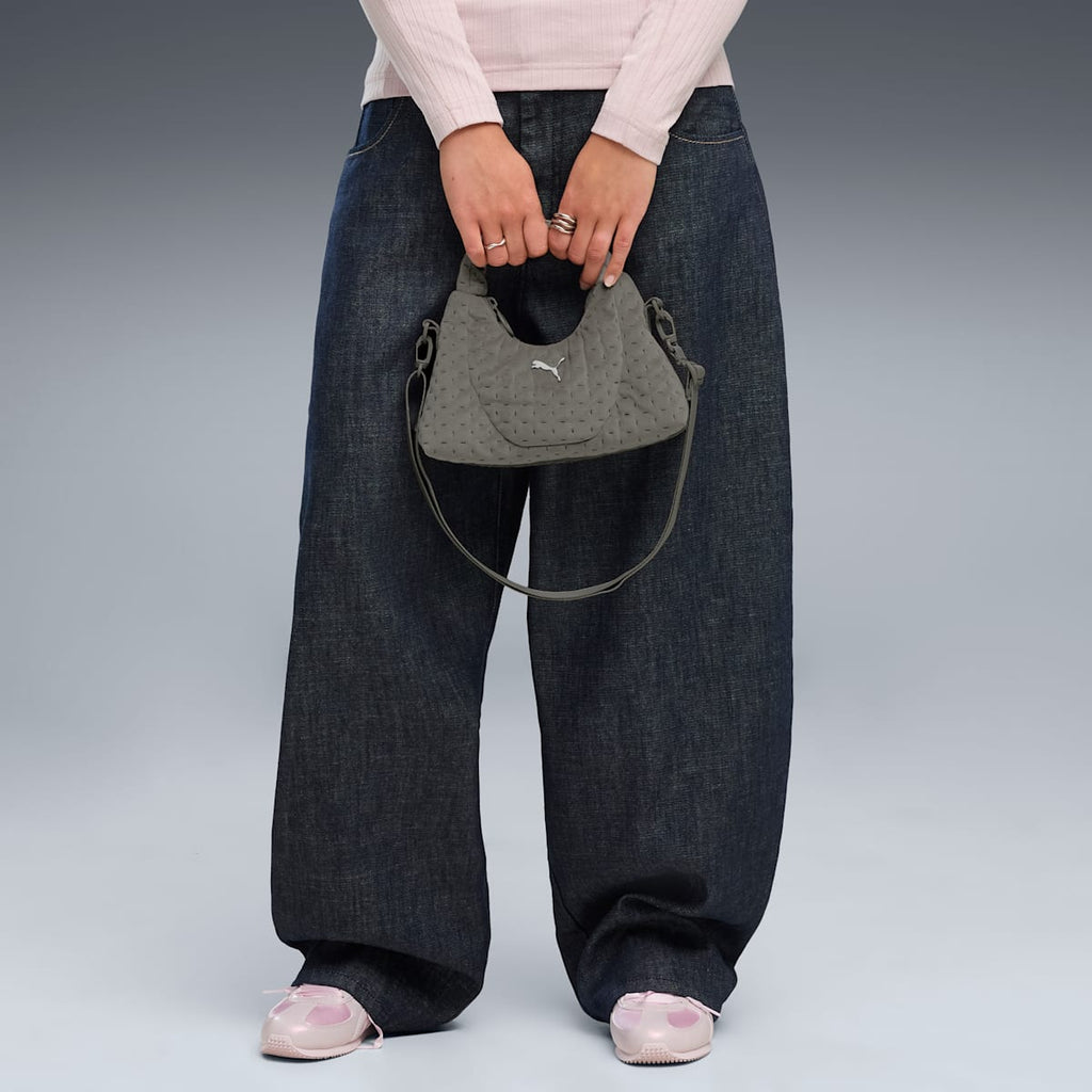 PUMA UP Velvet Micro Prism 1.5L Bag - Mouse Gray - Model view