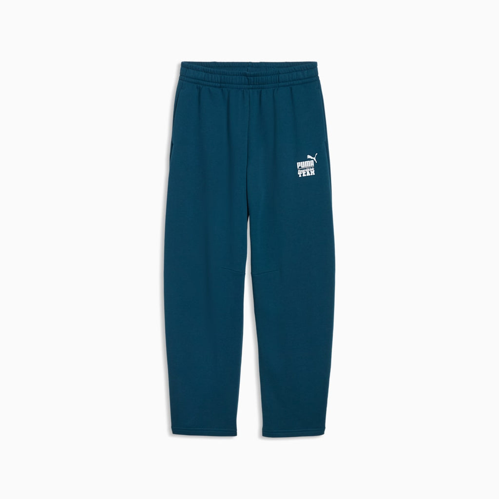 MID 90s Relaxed Barrel Sweatpants Youth - Midnight Petrol - front on white background