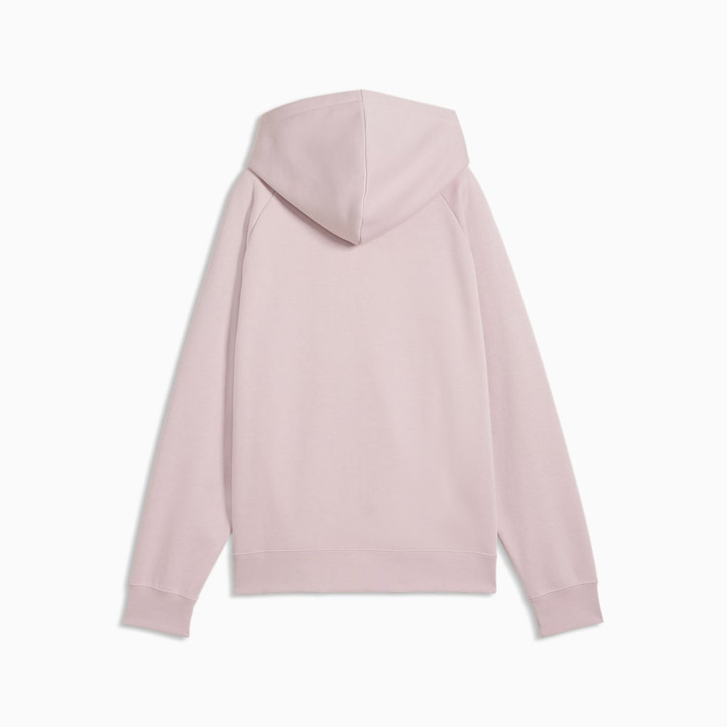 Essentials Sequins Hoodie Women - Misty Pink - back on white background