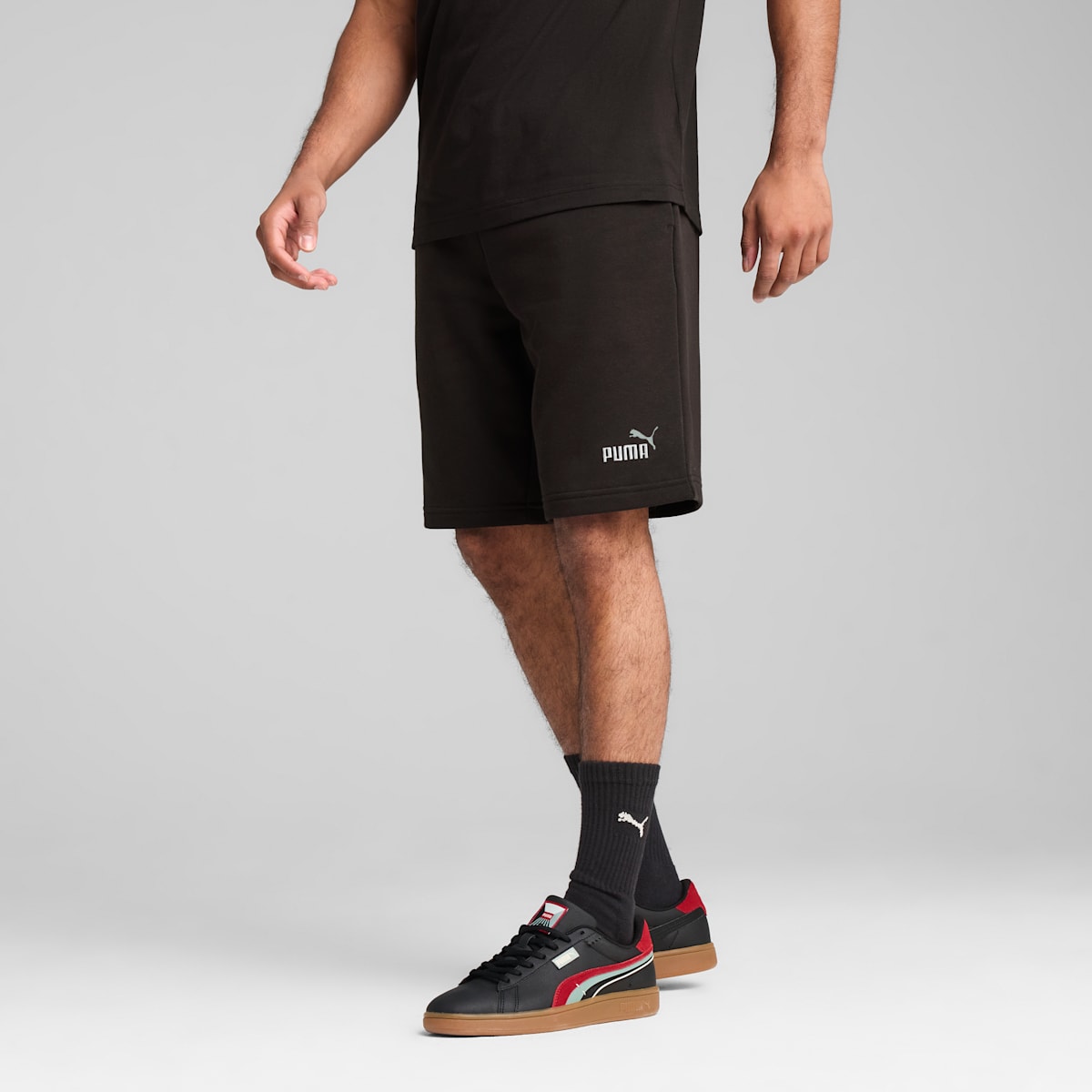 Essentials 2 Color No. 1 Logo 10" Shorts Men - PUMA Black image 4