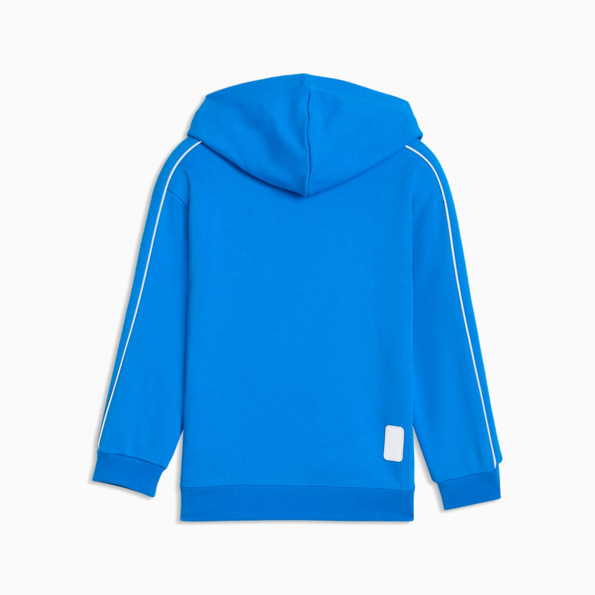PUMA x TRANSFORMERS T7 Relaxed Graphic Hoodie Kids - Racing Blue - back on white background