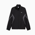 PUMA Sport Relaxed Track Jacket Men - PUMA Black - front on white background