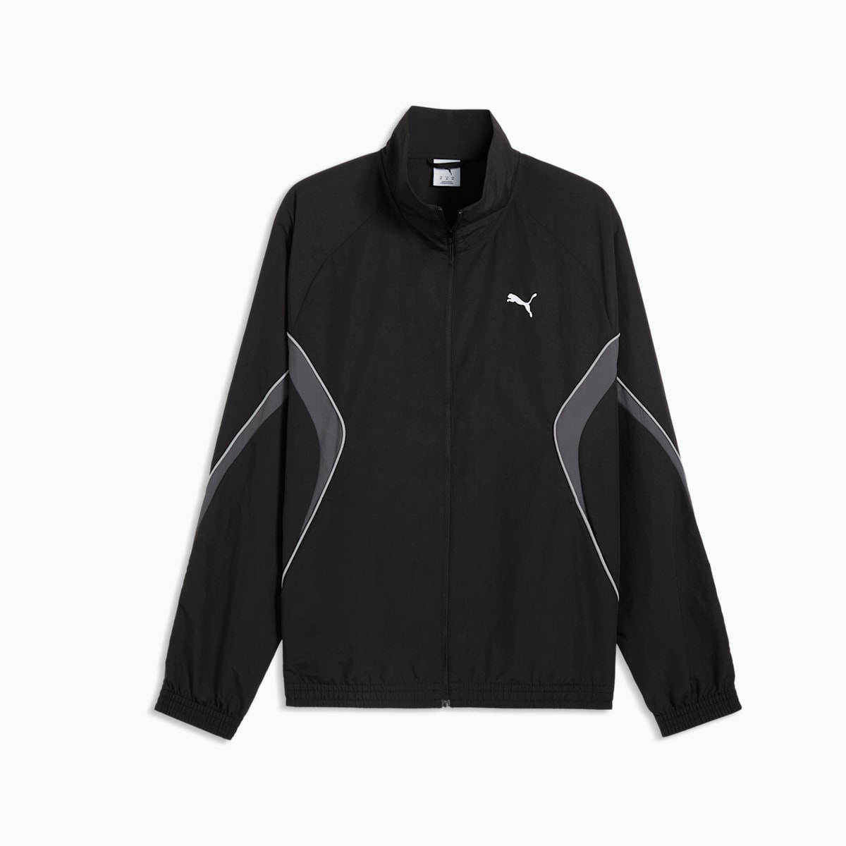 PUMA Sport Relaxed Track Jacket Men - PUMA Black - front on white background