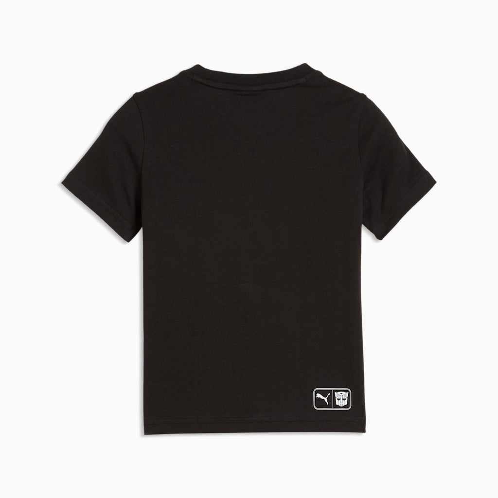 PUMA x TRANSFORMERS Graphic Tee Kids - PUMA Black - back on white background