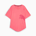 TRAIN ALL DAY BIG CAT TEE Sunset Glow front view