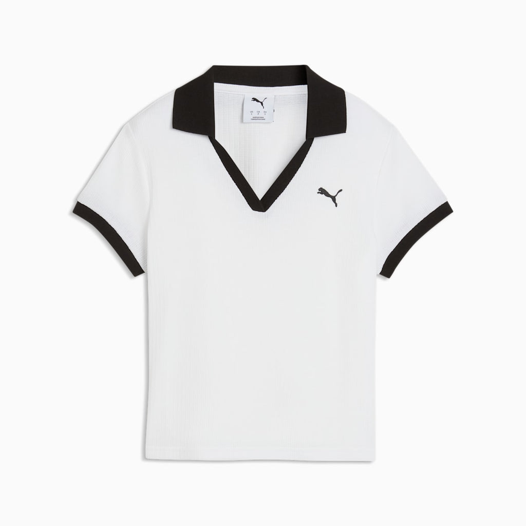 Wardrobe Essentials Polo Women - PUMA White front view