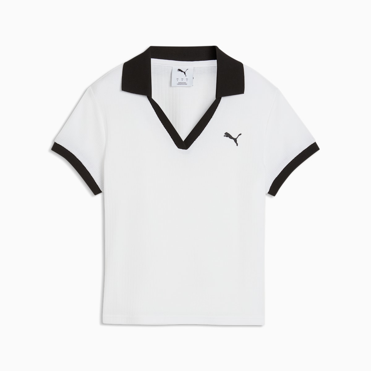 Wardrobe Essentials Polo Women - PUMA White front view