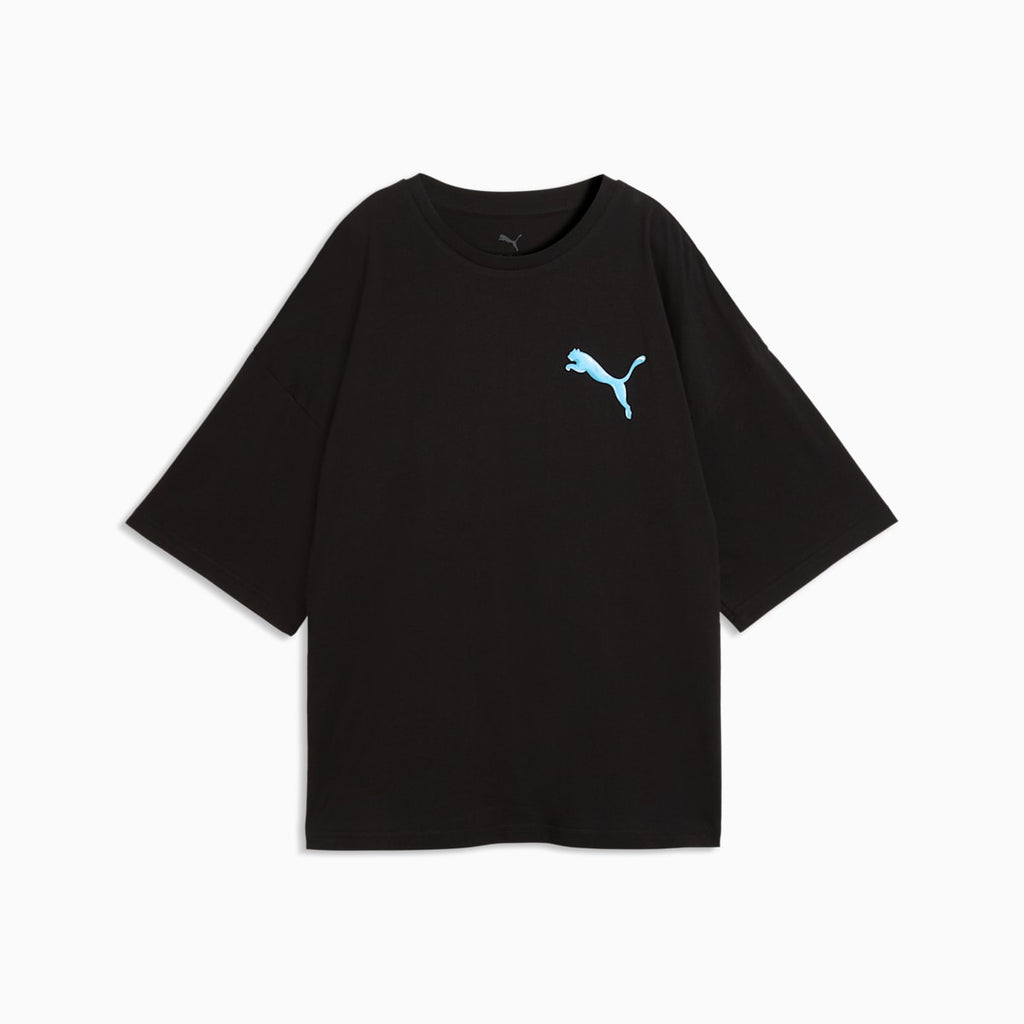 Graphics Bubble Oversized Tee Women - PUMA Black front view