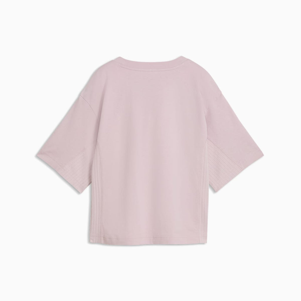 HER Relaxed Tee Women - Misty Pink - back on white background