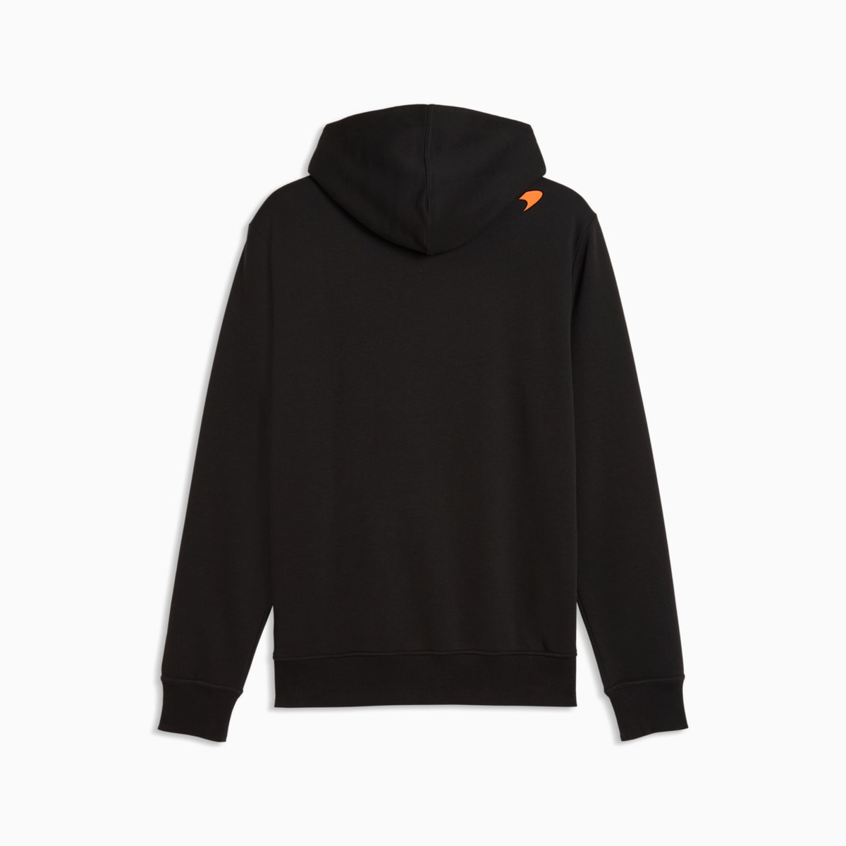 McLAREN Essentials Men's Hoodie - PUMA Black - back on white background
