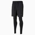 Studio 2-in-1 Shorts Men - PUMA Black front view