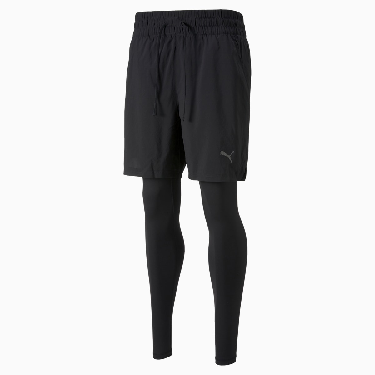 Studio 2-in-1 Shorts Men - PUMA Black front view