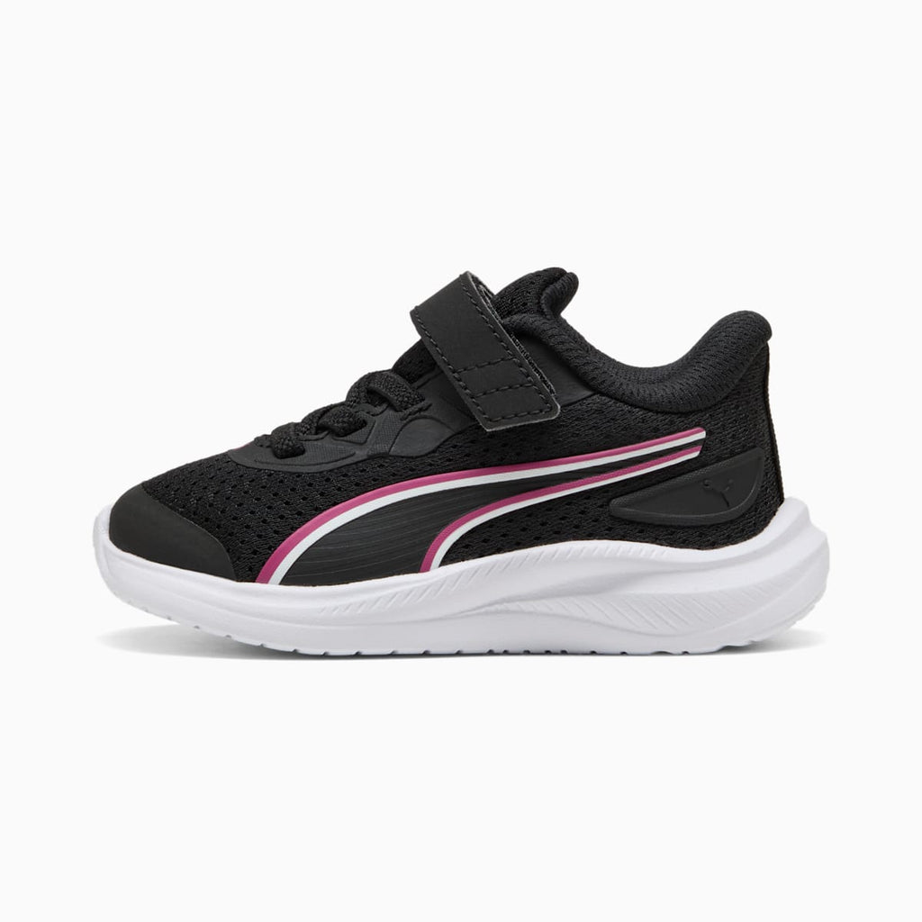 PUMA Skyrocket 2 Sneakers Toddlers - PUMA Black-Pink Opal-PUMA White - Side Profile - Lateral