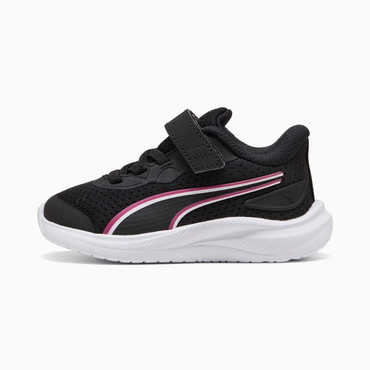 PUMA Skyrocket 2 Sneakers Toddlers - PUMA Black-Pink Opal-PUMA White - Side Profile - Lateral