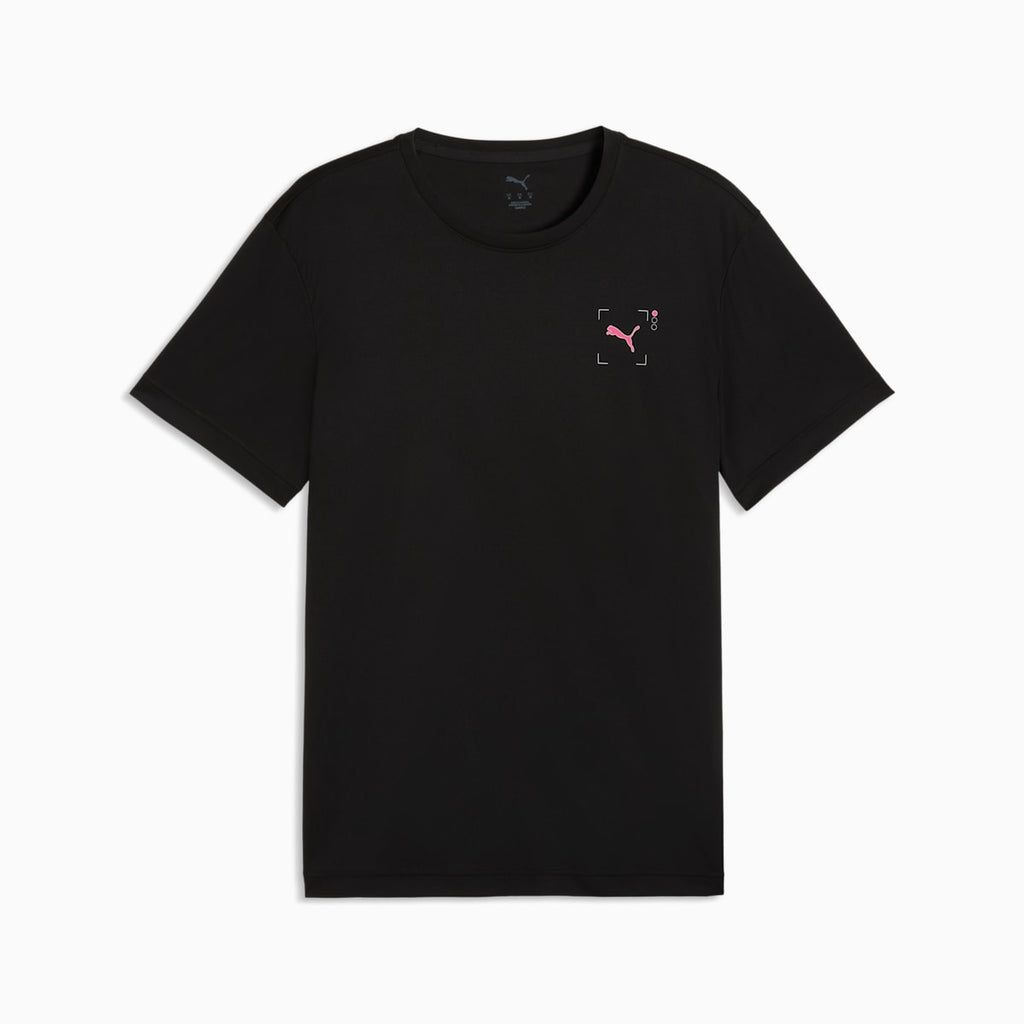 Run Illustration Graphic Tee Men - PUMA Black front view