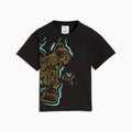 PUMA x TRANSFORMERS Little Kids' Relaxed Graphic Tee - PUMA Black - front on white background