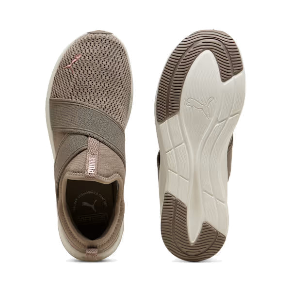 PUMA SOFTRIDE Harli Slip-On Shoes-Mouse Gray-Warm White-Rose Gold
