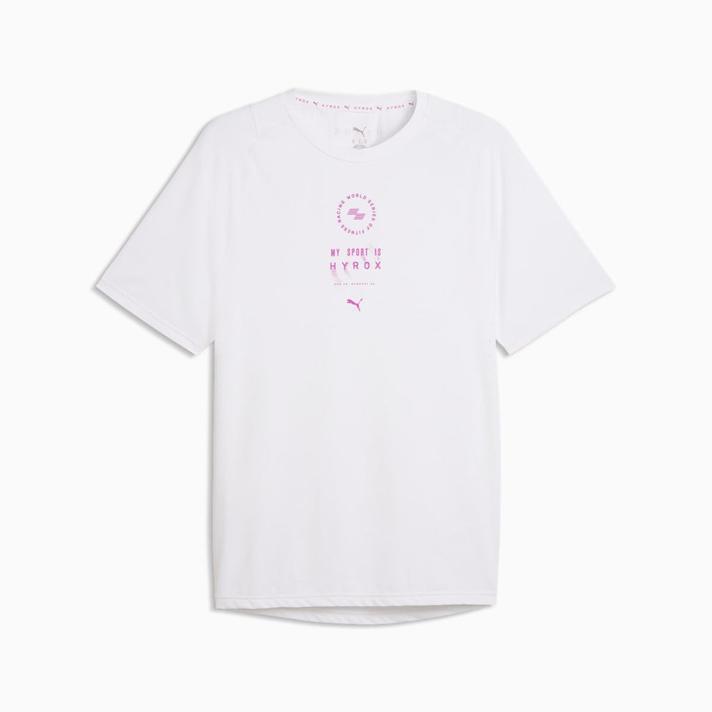 PUMA x HYROX DRYELITE Training Tee Men - PUMA White front view
