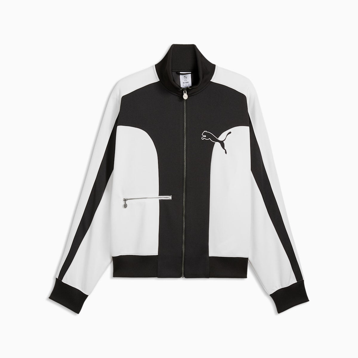 T7 Love Of The Cat Men's Relaxed T7 Track Jacket - PUMA Black - front on white background
