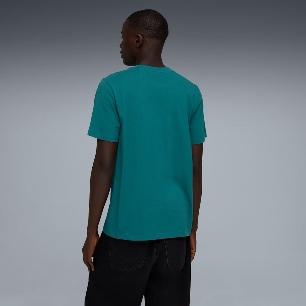 Graphic Hand-Drawn Tee Men - Emerald Ice image 5
