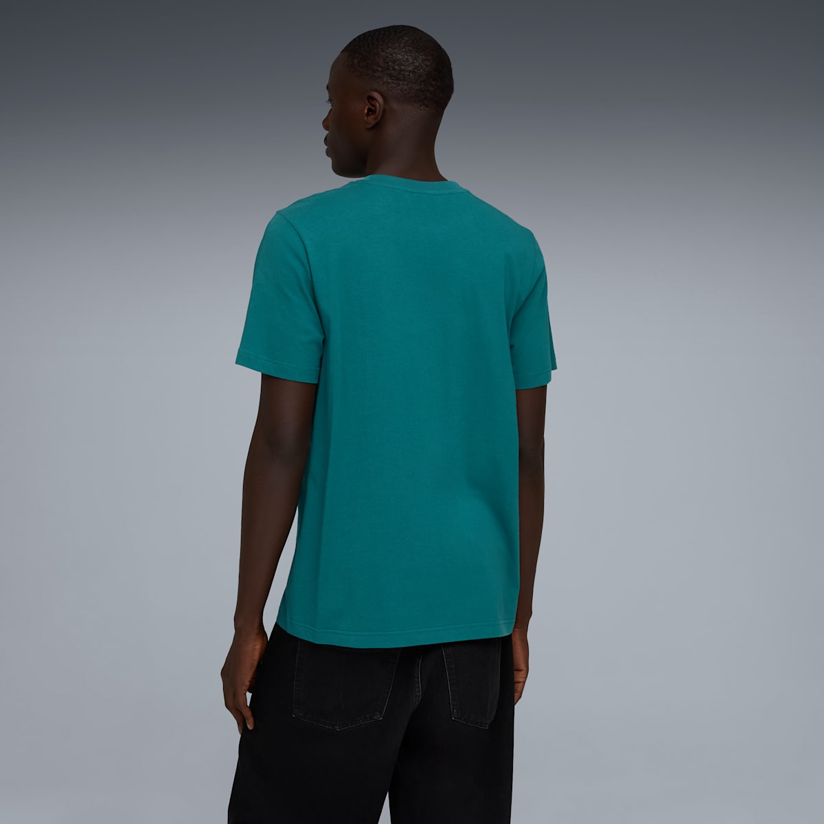 Graphic Hand-Drawn Tee Men - Emerald Ice image 5