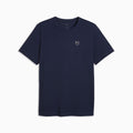 Essentials Elevated Tee Men - PUMA Navy - front on white background
