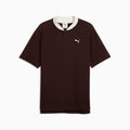 PUMA Class Relaxed Polo Men - Chocolate Fondue - front on white background