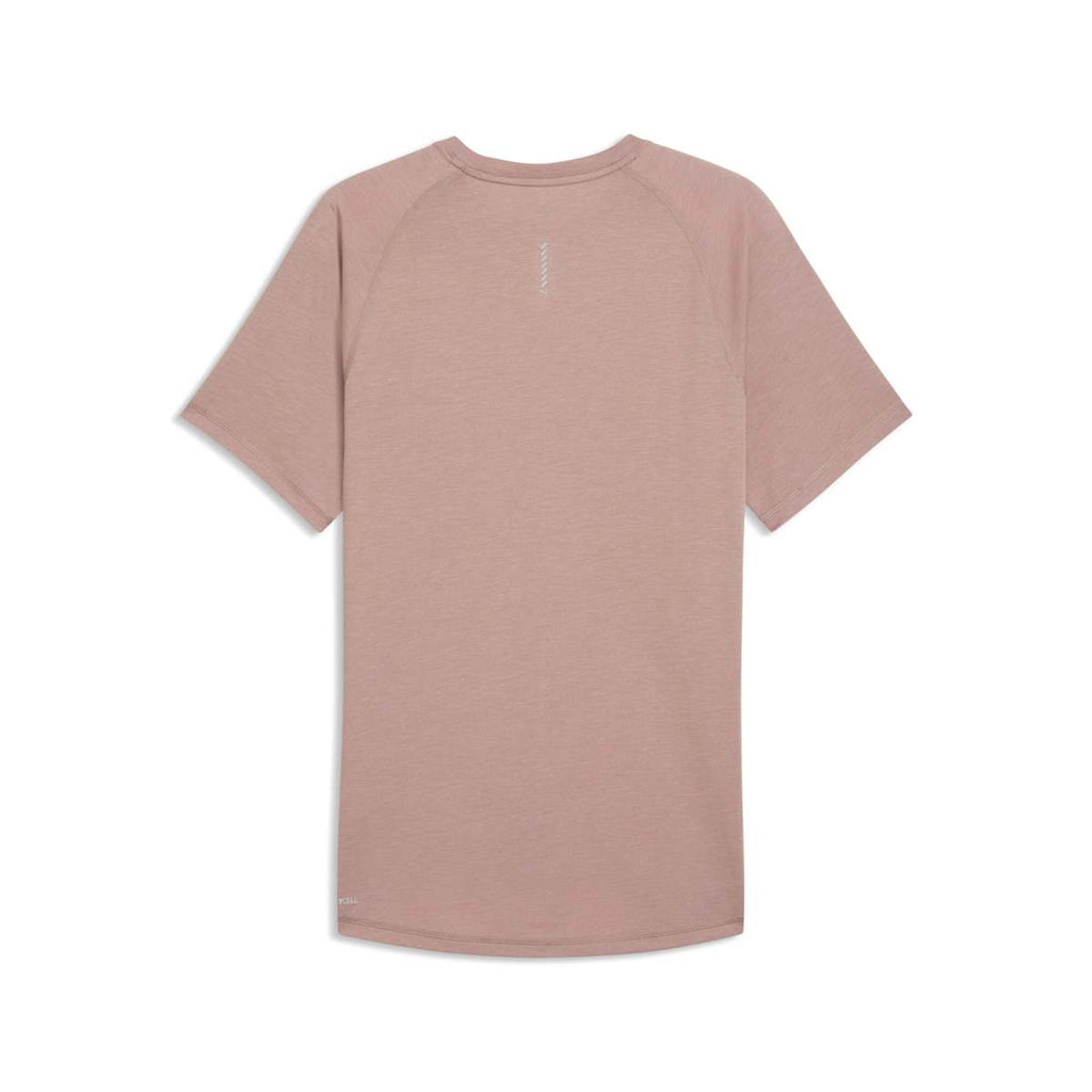 VELOCITY Tri-Blend Running Tee Men - Sandstone Heather back view