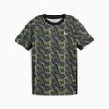 TAD ESS AOP Poly Tee B PUMA Black front view