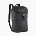 POP Small Backpack PUMA Black-Script AOP front view