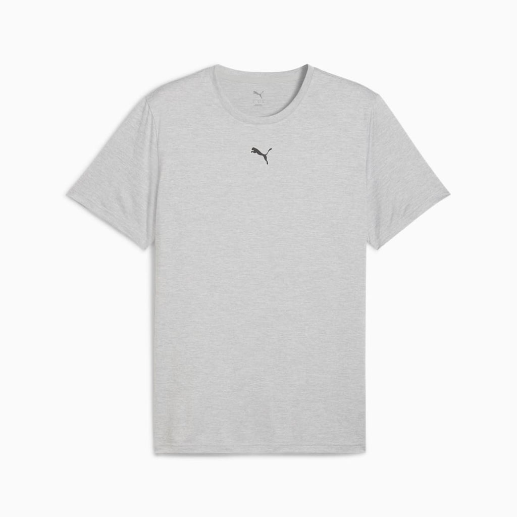 TAD ESSENTIALS Heather Cat Tee Men - Light Gray Heather front view