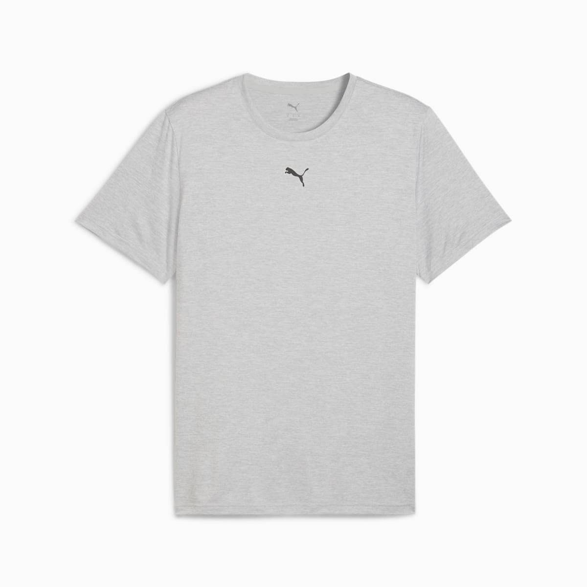 TAD ESSENTIALS Heather Cat Tee Men - Light Gray Heather front view