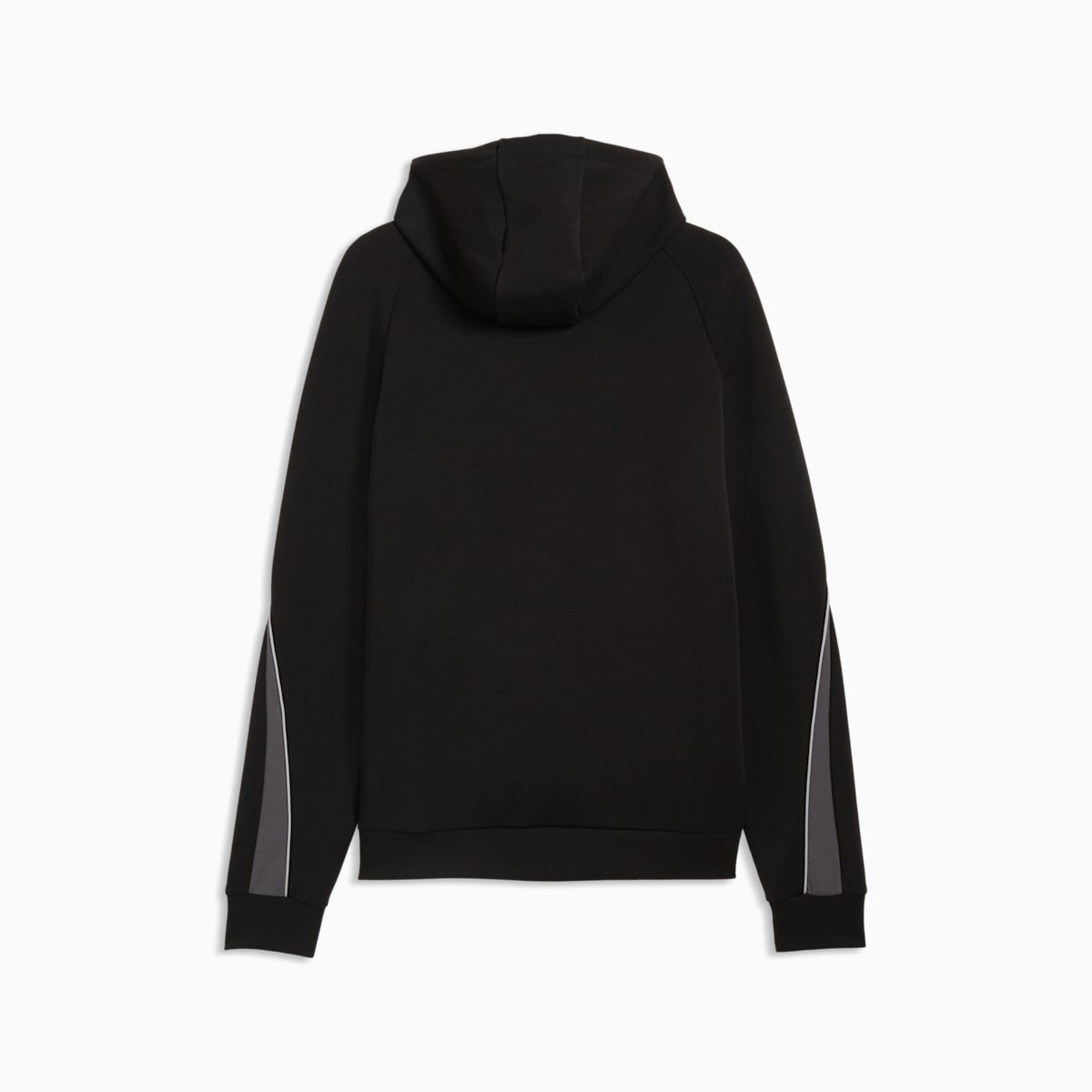 PUMA Sport Colourblocked Hoodie Men - PUMA Black - back on white background