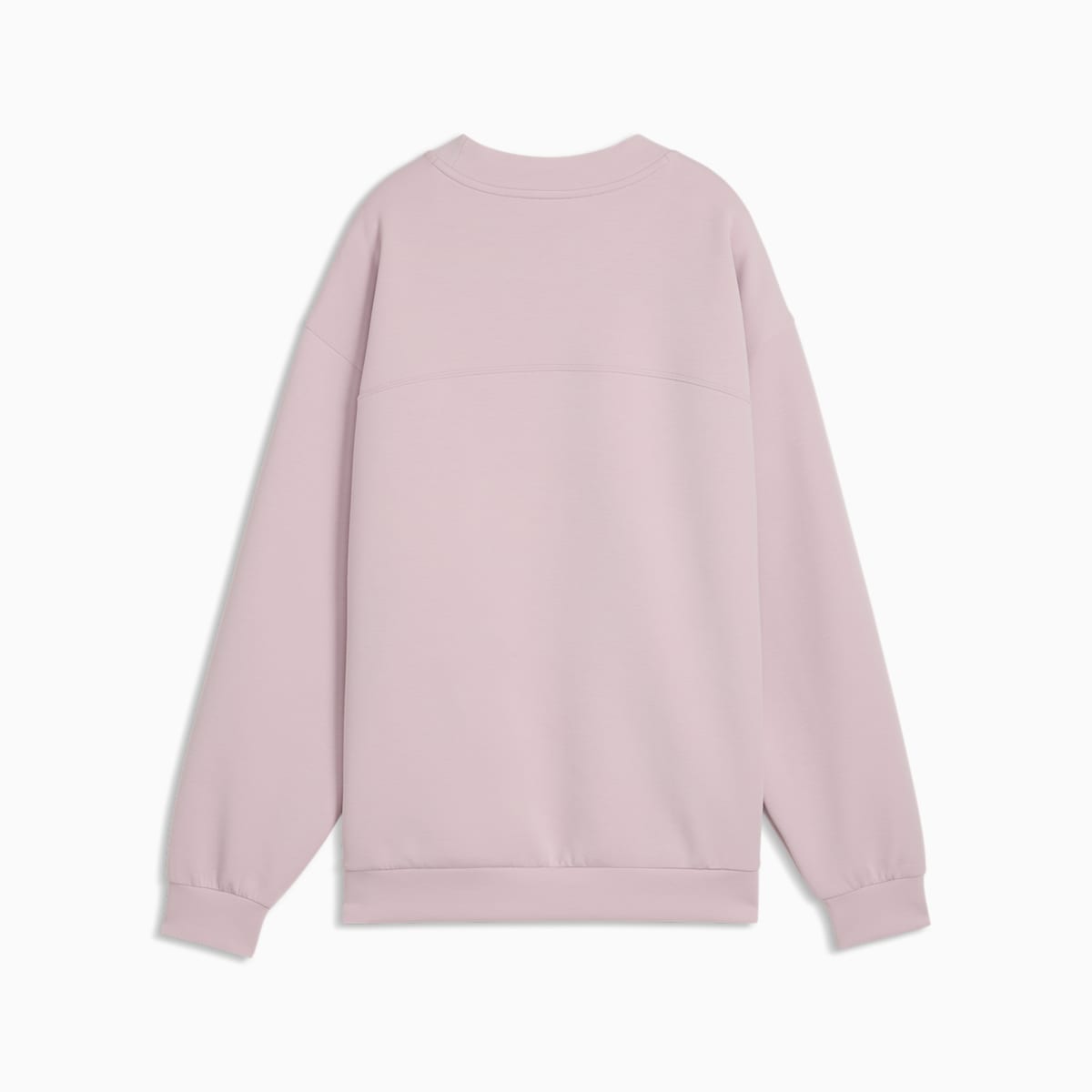 CLOUDSPUN Relaxed Crew Neck Top Women - Misty Pink - back on white background