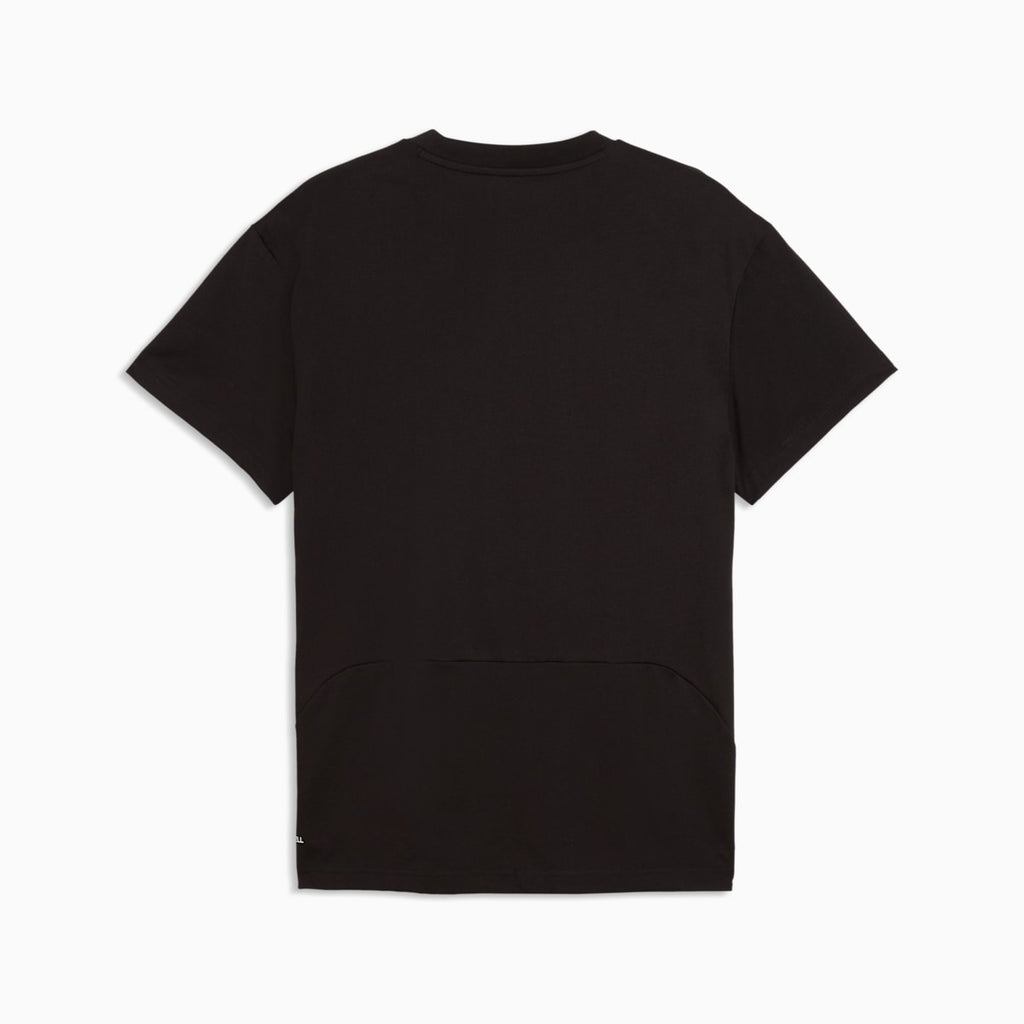 PUMATECH Pocket Tee Men - PUMA Black - back on white background