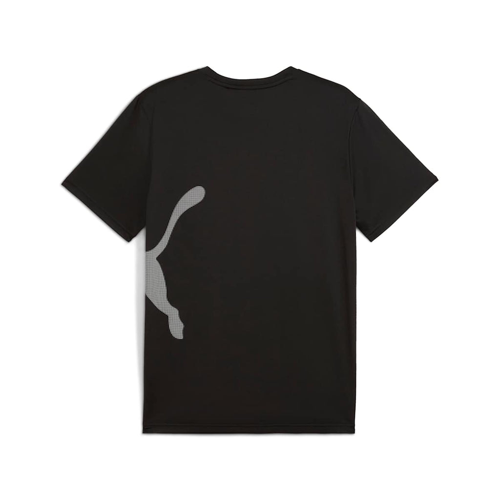 Train All Day Big Logo Tee Men - PUMA Black back view