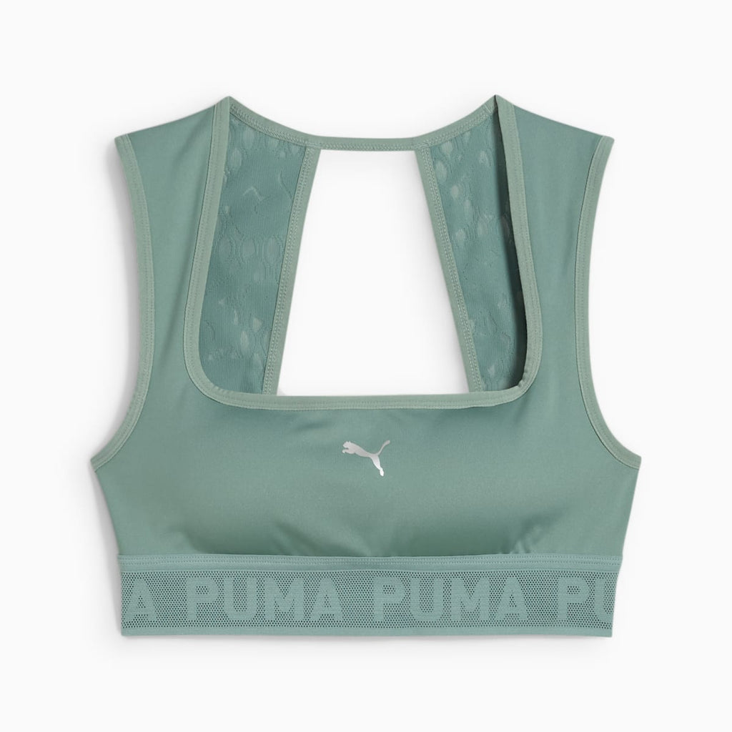 MOVE LACE BRA Green Moon front view