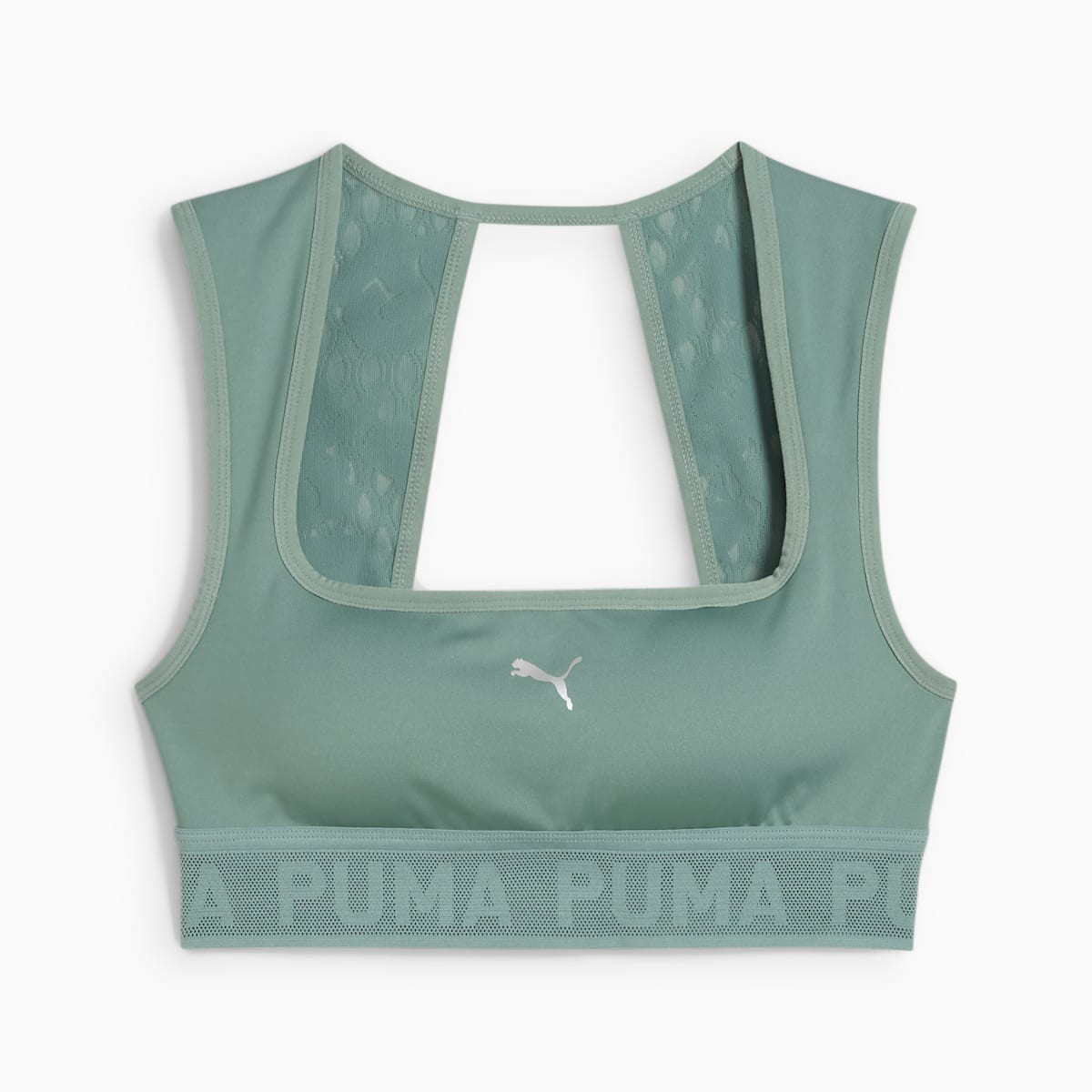MOVE LACE BRA Green Moon front view