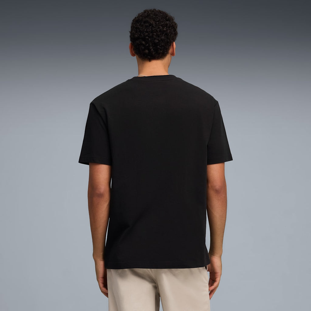 Essentials Elevated Cat Logo Relaxed Tee Men - PUMA Black image 5