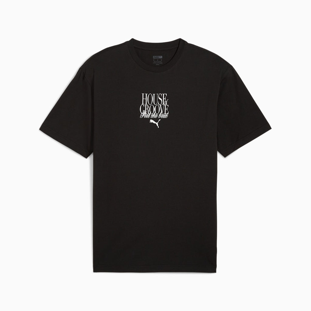 GRAPHICS HOUSE OF GROOVE Relaxed Tee PUM front view