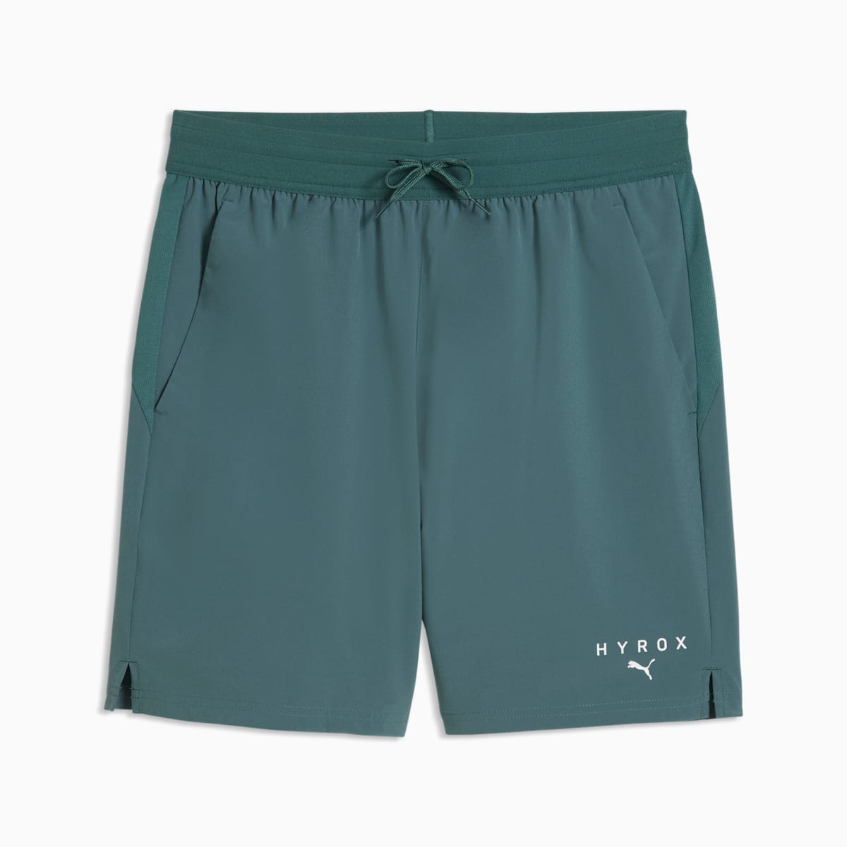 PUMA x HYROX PWRTRAIN 7" Shorts Men - Herb Garden - front on white background